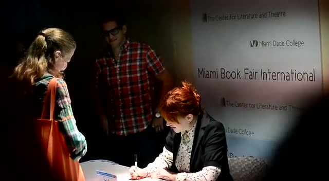 Molly Ringwald Signs Her New Book At A Miami Book Fair