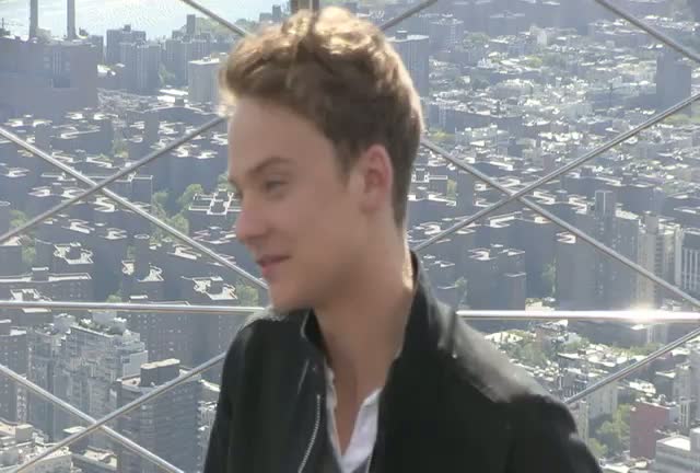 Conor Maynard Is Photographed On The Observation Deck Of Empire State Building