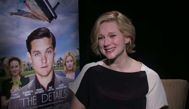 Laura Linney Discusses 'Crazy Neighbours' At 'The Details' Press Junket