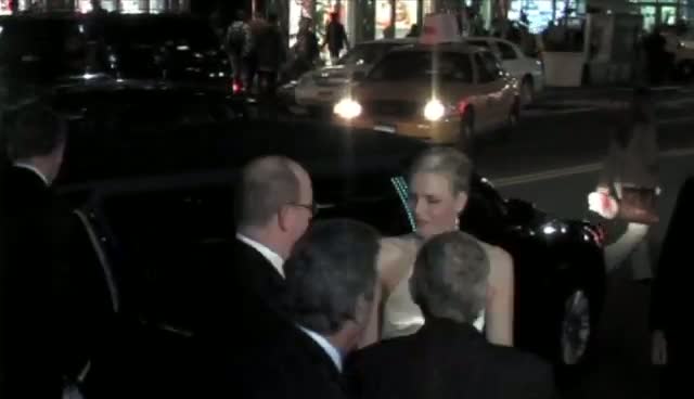 Prince Albert II Of Monaco And Princess Charlene Arrive At Event Honouring Grace Kelly Charity