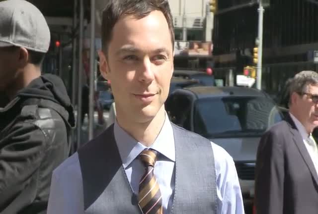 Jim Parsons From 'The Big Bang Theory' Snapped Outside David Letterman Show