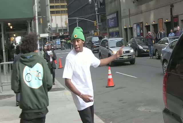 Tyler The Creator Has Fun With Fans After 'David Letterman'