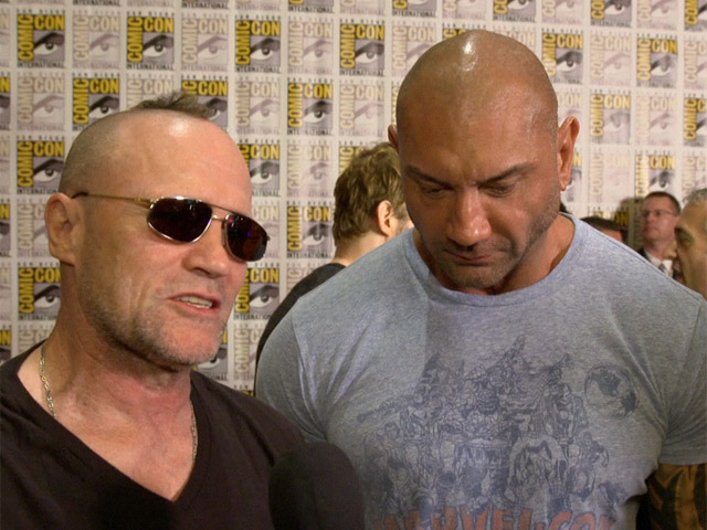 Michael Rooker and Dave Bautista From 'Guardians of the Galaxy' Are Loving Comic-Con 2013