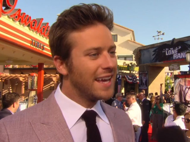 Armie Hammer Says He Thinks The Lone Ranger Will Always Be Clayton Moore At Movie's Premiere