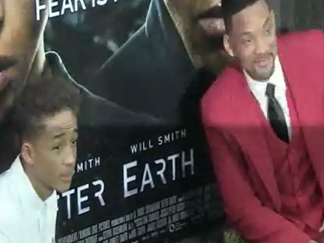 'After Earth' Stars Will Smith And Jaden Smith Snapped At The NY Premiere - Part 3