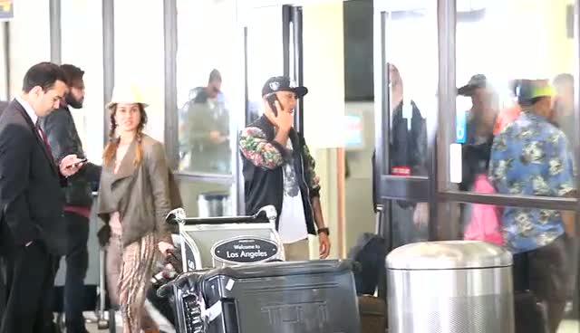 Aston Merrygold Dawdles At LAX As Driver Is Nowhere To Be Seen