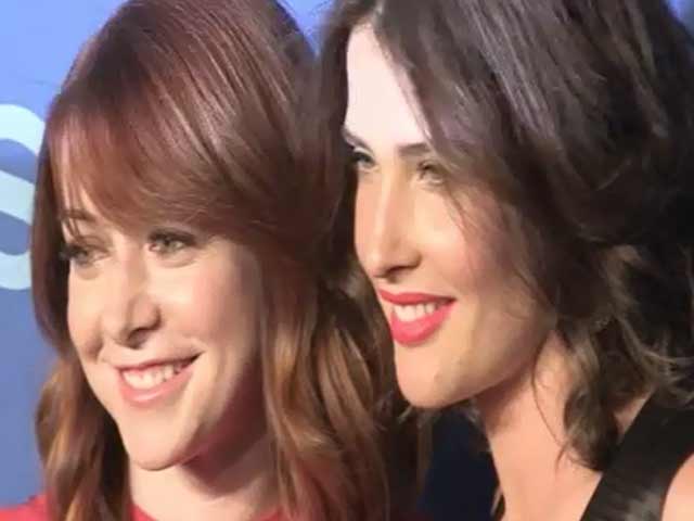 Cobie Smulders And Alyson Hannigan Arrive At CBS Upfront 2013 - Part 1