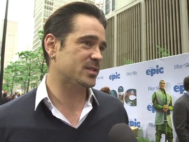 Colin Farrell Says In An Interview He Felt 'Less Discomfort' Seeing Himself In The Animated Movie 'Epic' As Opposed To A Live Action Movie 