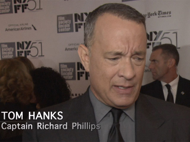 Tom Hanks Admits 'Captain Phillips' Was 'Stressful' In Red Carpet Premiere Interview