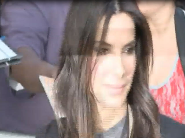 Sandra Bullock Is Spotted Arriving At 'The Daily Show With Jon Stewart'