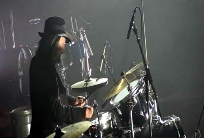 Yohji Yamamoto Shows Off His Percussion Talents At His NY Fashion Week SS14 Y-3 show