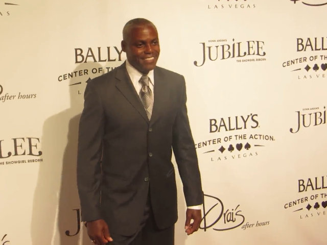 Athlete Carl Lewis Celebrates The Re-Opening Of 'Jubilee!' At Bally's In Las Vegas