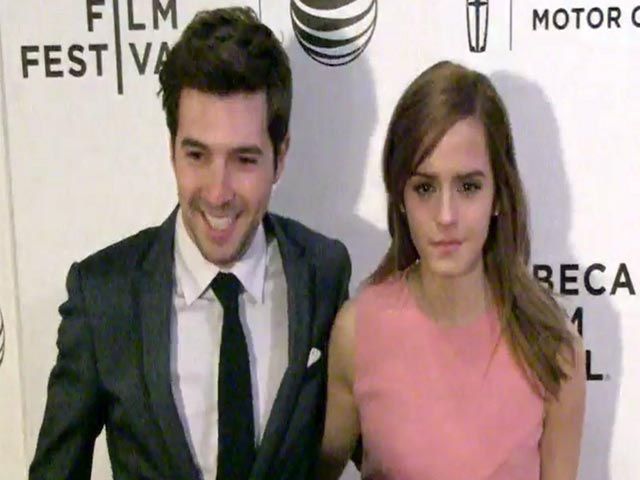 Emma Watson And Katie Holmes Spotted At 'Boulevard' Tribeca Premiere