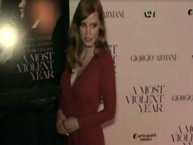 Jessica Chastain Teams Her Red Locks With A Red Gown At 'A Most Violent Year' NY Premiere - Part 2