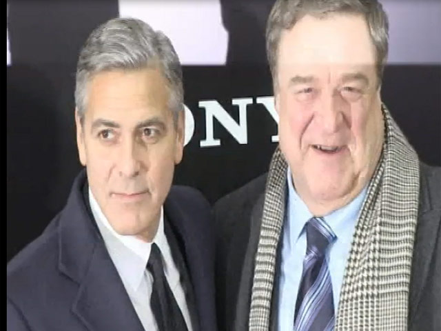 George Clooney Arrives At 'The Monuments Men' Premiere With His Parents - Part 1