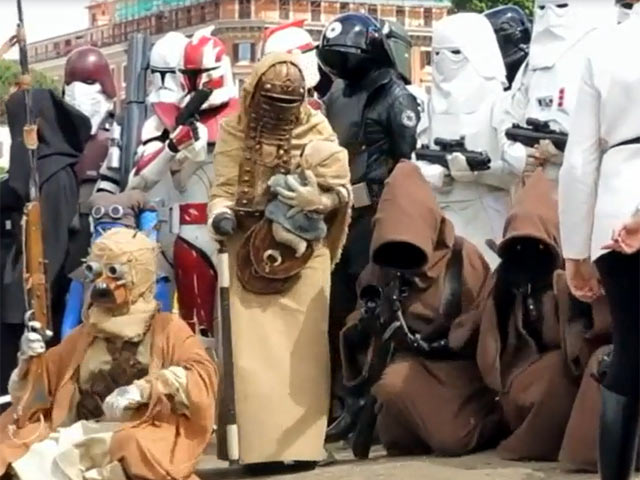 Storm Troopers And Jedis Gather To Celebrate May The Fourth In Rome