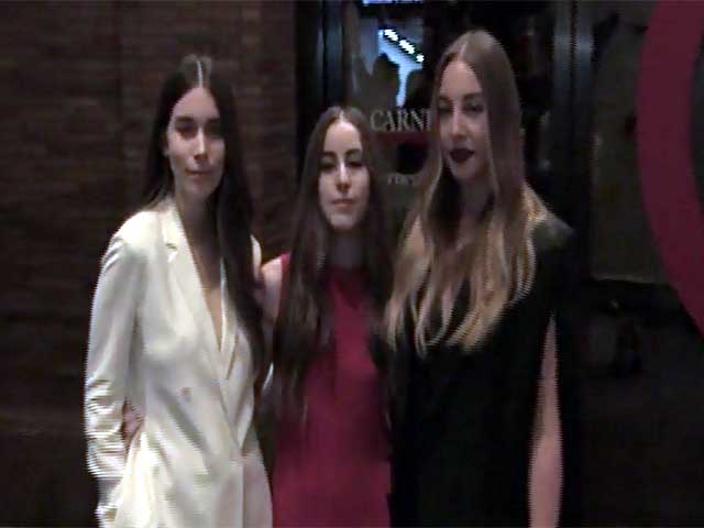 Haim Pose Together At The 2014 Glamour Women Of The Year Awards - Part 1