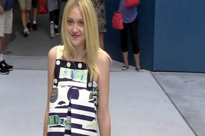 Dakota Fanning Photographed Arriving At The Second Annual Fashion Media Awards - Part 1