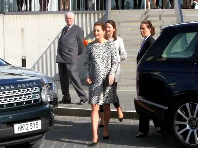 Catherine, Duchess Of Cambridge Greets Fans At Art Exhibition - Part 1