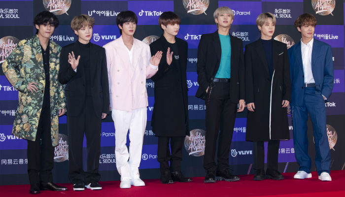 BTS at the 34th Golden Disk Awards in Seoul, South Korea / Photo Credit: Young Ho/SIPA USA/PA Images