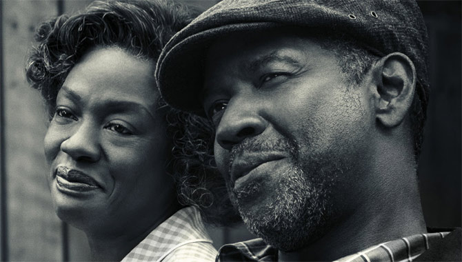 Viola Davis and Denzel Washington in Fences