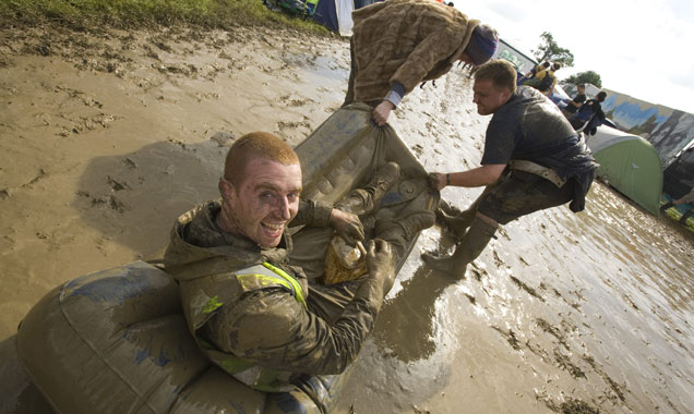 Glastonbury mud