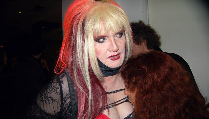 Jayne County at a charity benefit in 2006