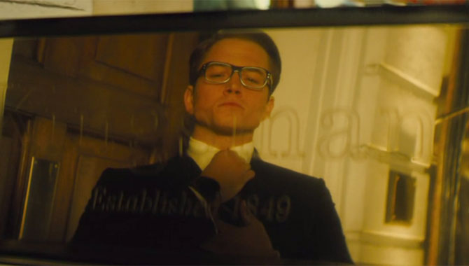 Taron Egerton returned to his 'Kingsman' role in 'The Golden Circle'