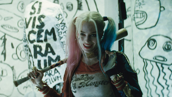  Margot Robbie as Harley Quinn in Suicide Squad