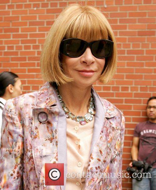 Editor-in-chief of American Vogue Anna Wintour - out and about in ...