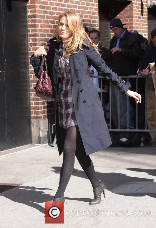Blake Lively - outside the Ed Sullivan Theater for the 'Late Show With ...