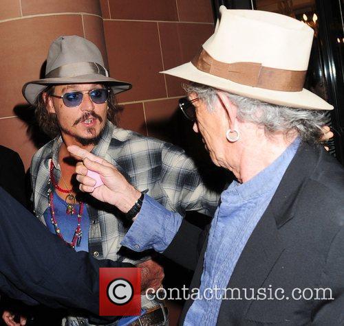 Johnny Depp and Keith Richards