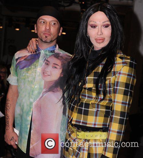 Pete Burns and Pam Hogg