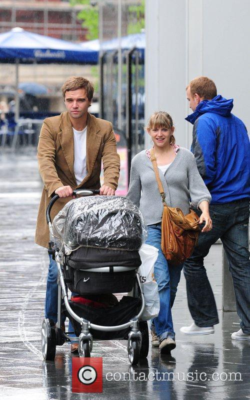 Rupert Hill and Jenny Platt Out Shopping In Spinningfield 1