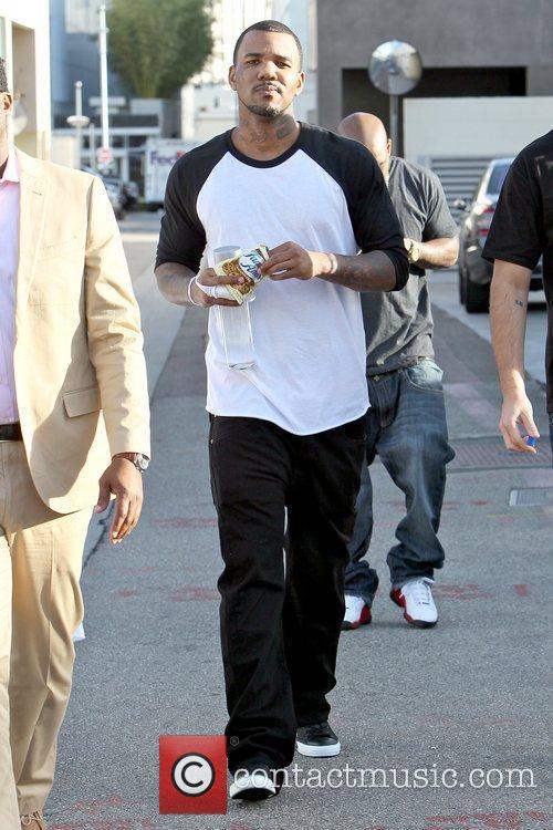 The Game - Rapper filming an advertisement in Beverly Hills for Italian ...