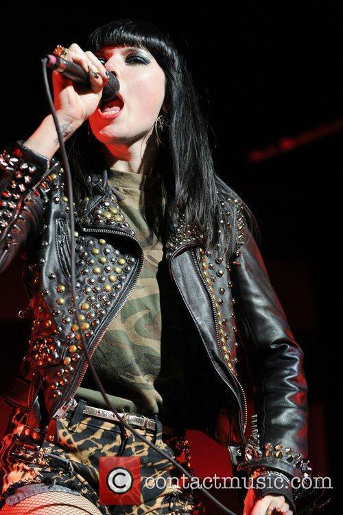 Sleigh Bells performing at The Air Canada Centre supporting the Red Hot ...