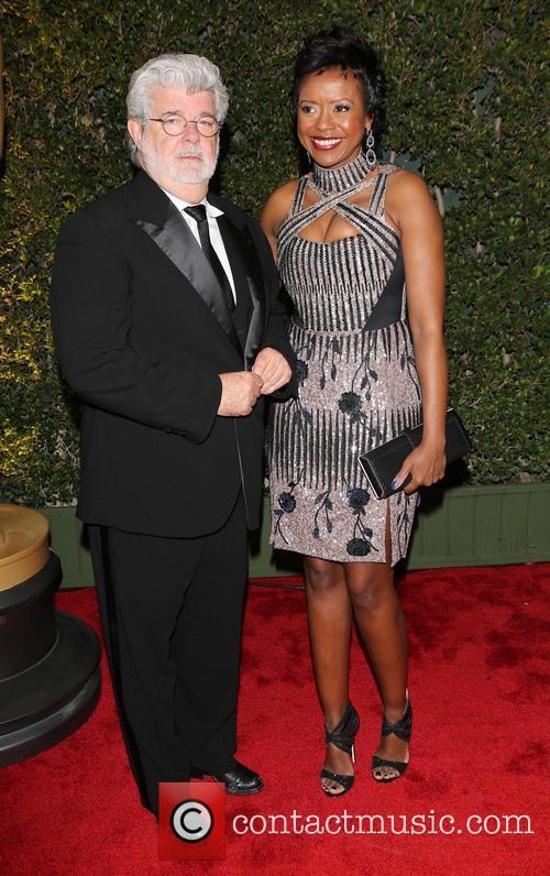 George Lucas and Mellody Hobson