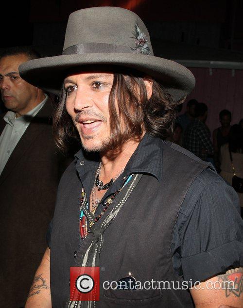 Johnny Depp Aerosmith party held at Pink Taco