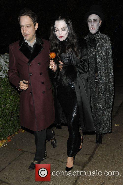 Kate Moss - leaving a Halloween party held at the home of television ...