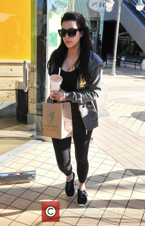 Kim Kardashian, Jamba Juice, Los Angeles