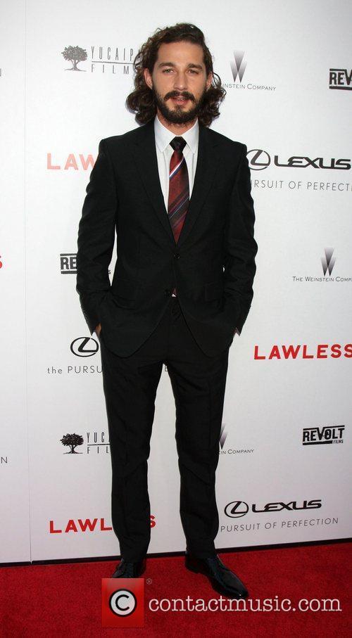 Shia LaBeouf at the Lawless premiere