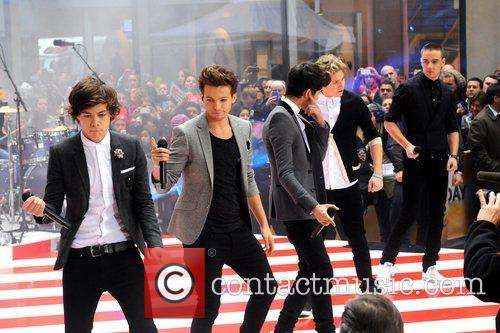 One Direction performing live on the Today show