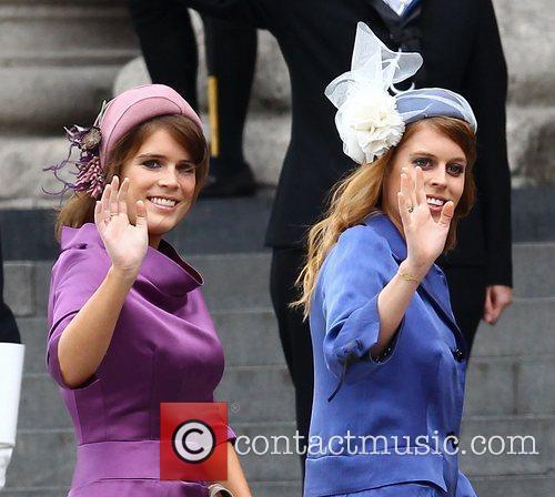 Princess Beatrice - arriving at the Queen's Diamond Jubilee ...
