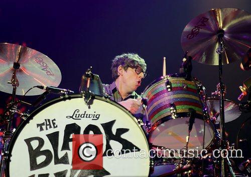 Patrick Carney The Black Keys performing live at the Manchester Arena Manchester, England- 11.12.12