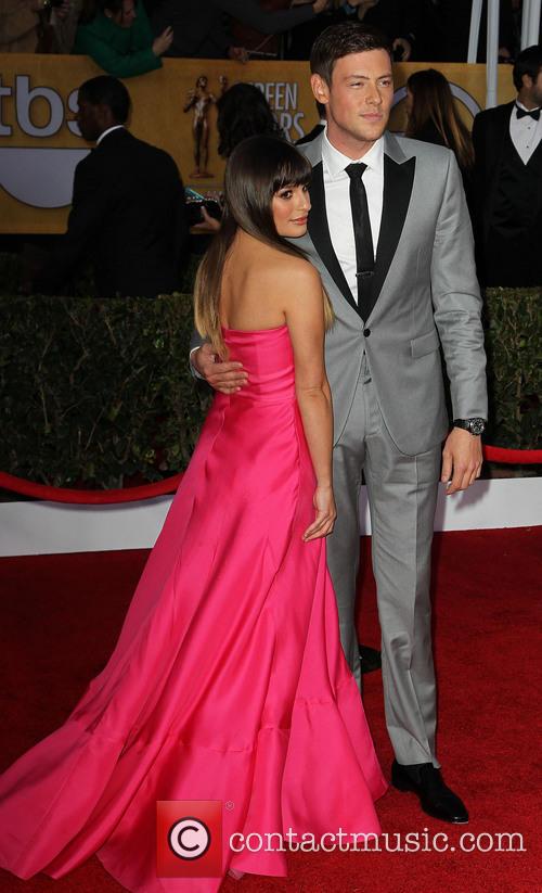 Lea Michele and Cory Monteith