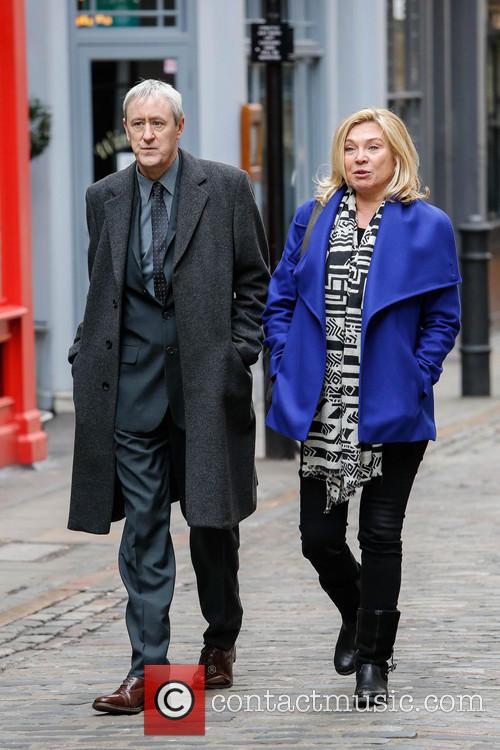 Nicholas Lyndhurst and Amanda Redman