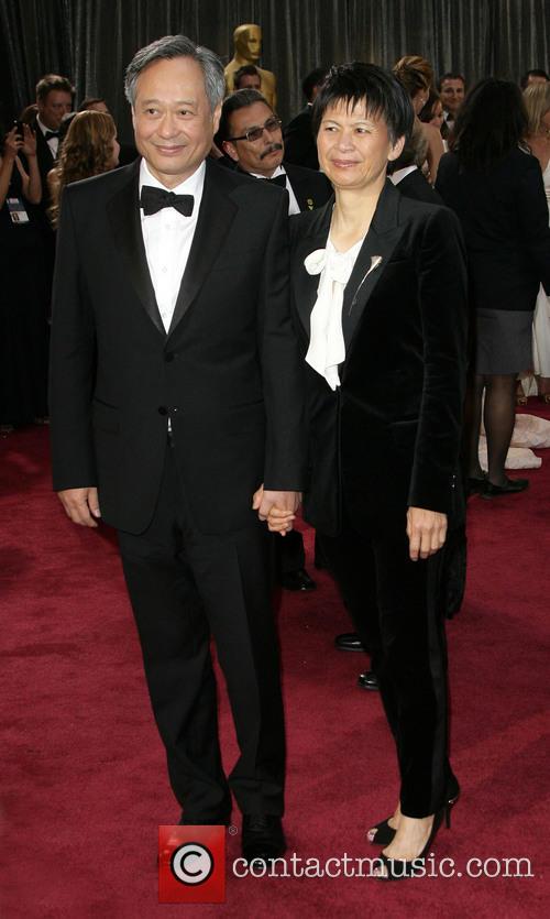 Ang Lee and his wife at the Oscars