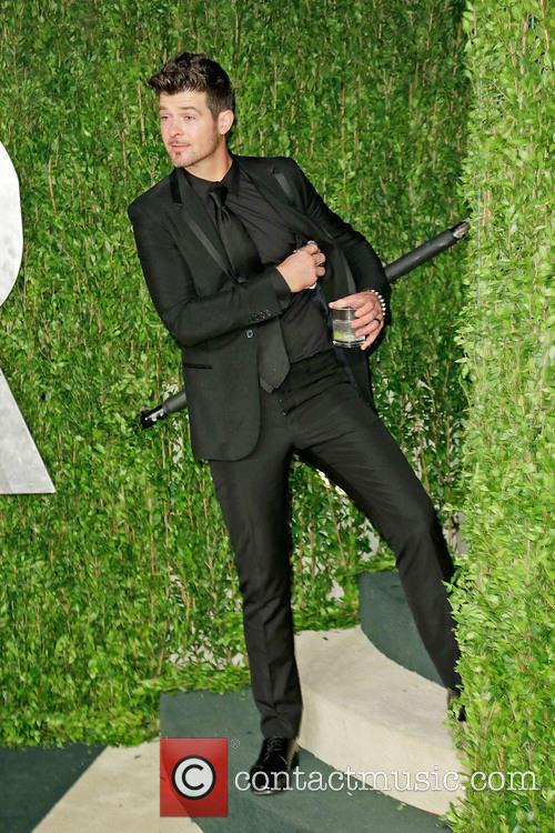 Robin Thicke, Vanity Fair Oscar Party