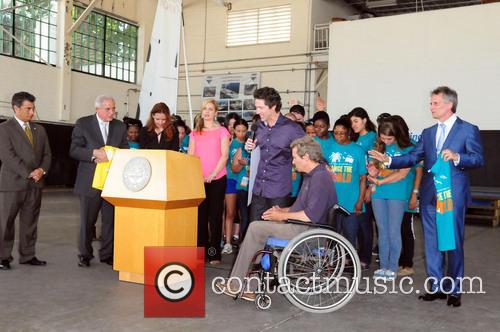 Victoria Osteen, Joel Osteen, Tomas Regalado and Luigi Boria 1