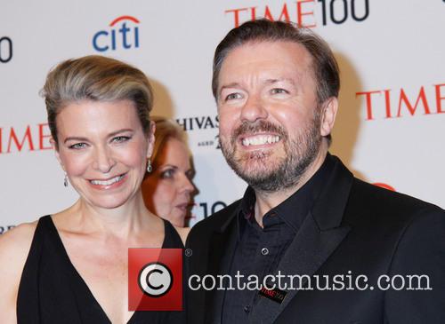 Ricky Gervais and Jane Fallon